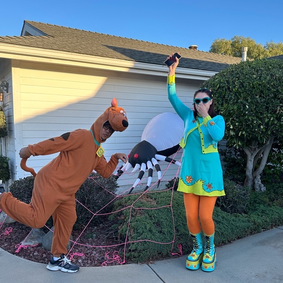 Dolls Kill ScoobyDoo Mystery Machine Sleeveless Mini High-neck Dress Sz 1X 16-18 - Picture 13 of 13